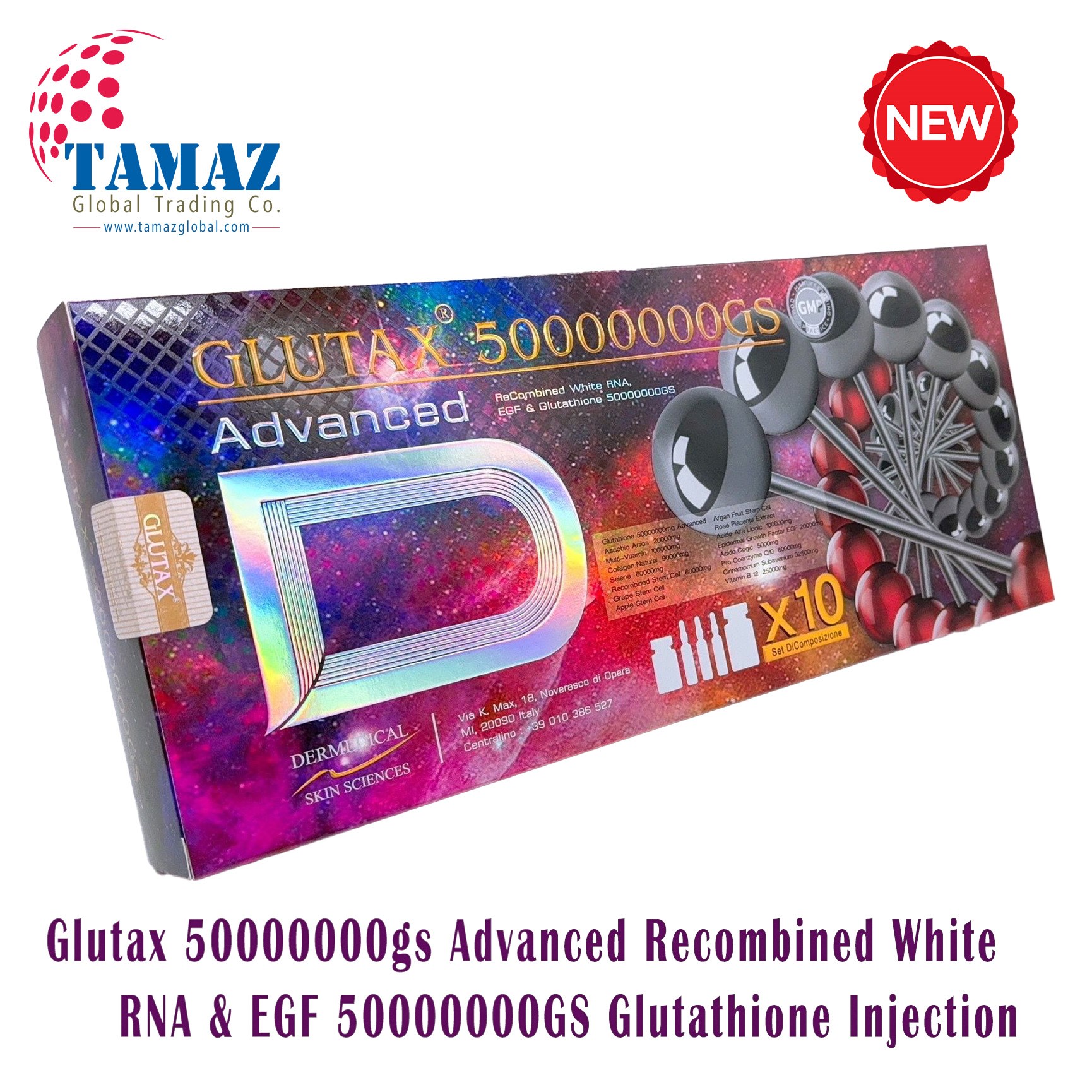 Glutax 50000000GS Advanced Glutathione Injection