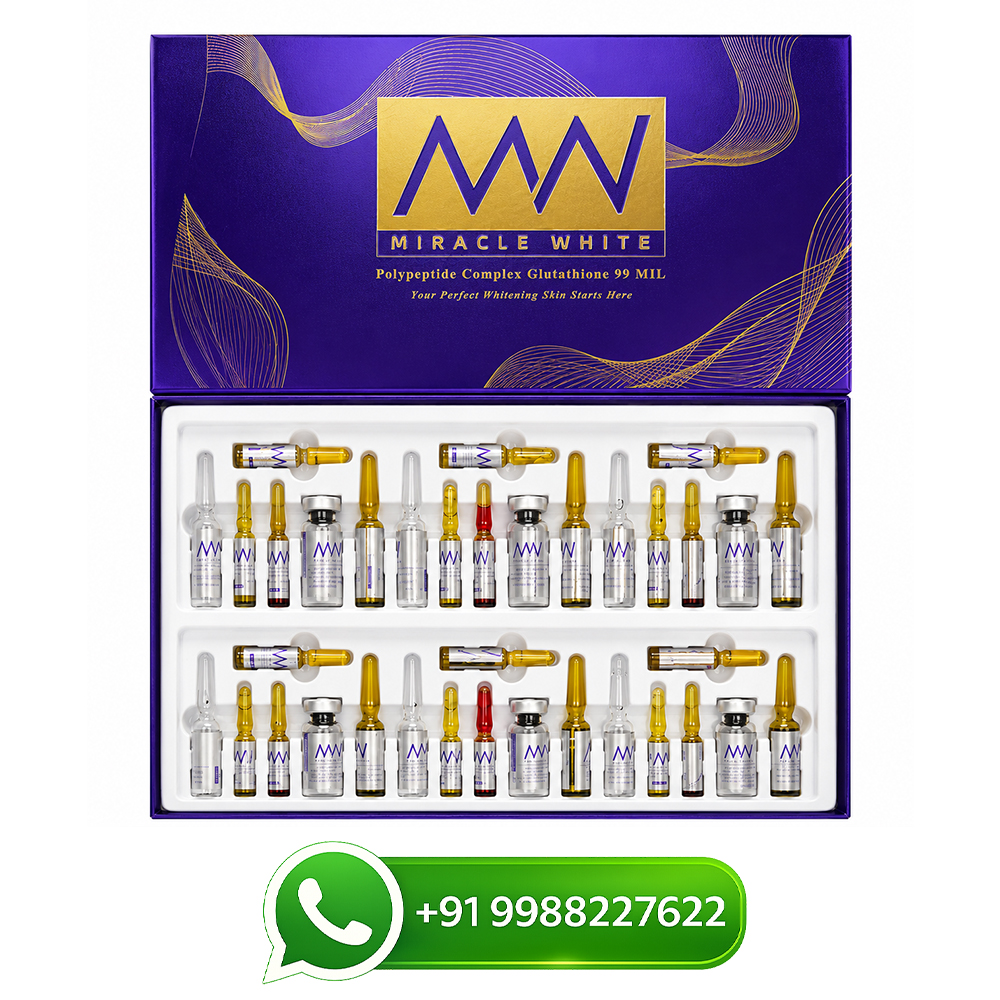 Miracle White 99000000mg ( 99 Million ) Glutathione Injection