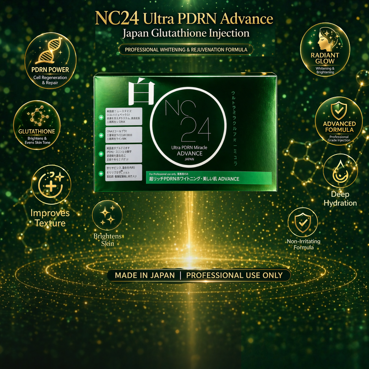 NC24 Ultra PDRN Miracle Advance Japan Glutathione Injection
