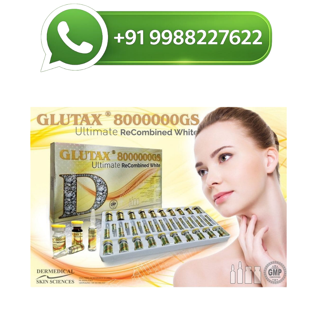 GLUTAX 8000000GS Ultimate Recombined White Glutathione Injection