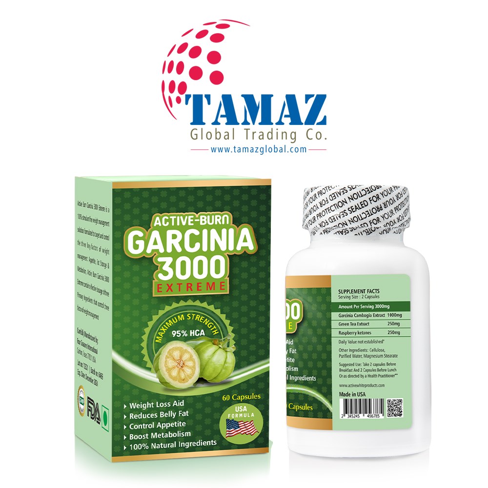 Active Burn Garcinia 3000 Maximum Strength Capsules