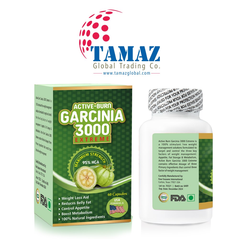 Active Burn Garcinia 3000 Extreme Weight Loss Capsules