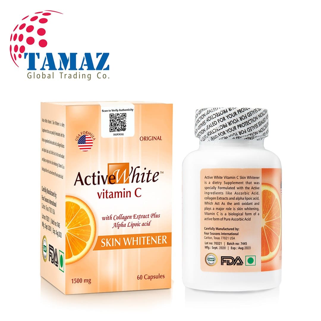 Active White Vitamin C 1000mg Skin Whitening Pills