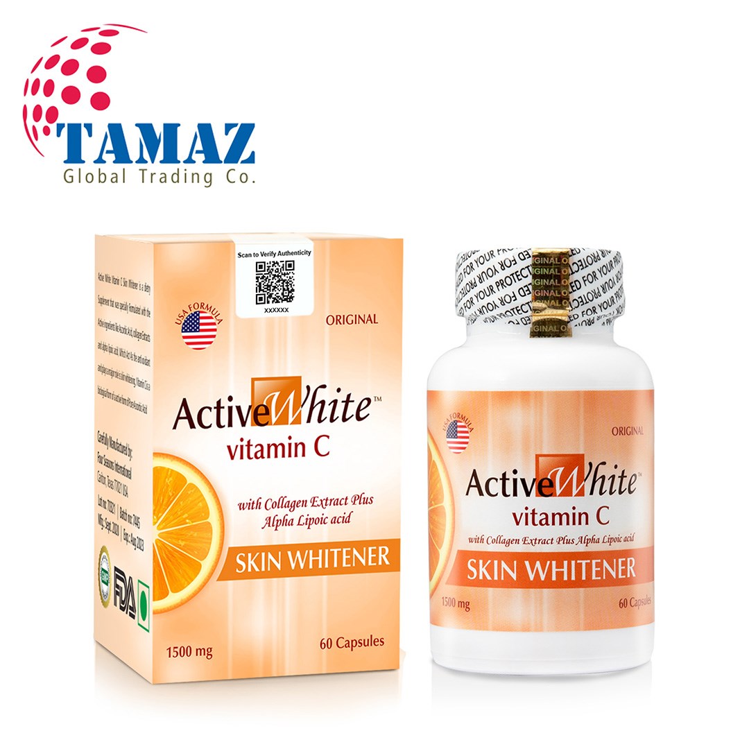 Active White Vitamin C 1000mg Skin Whitening Pills