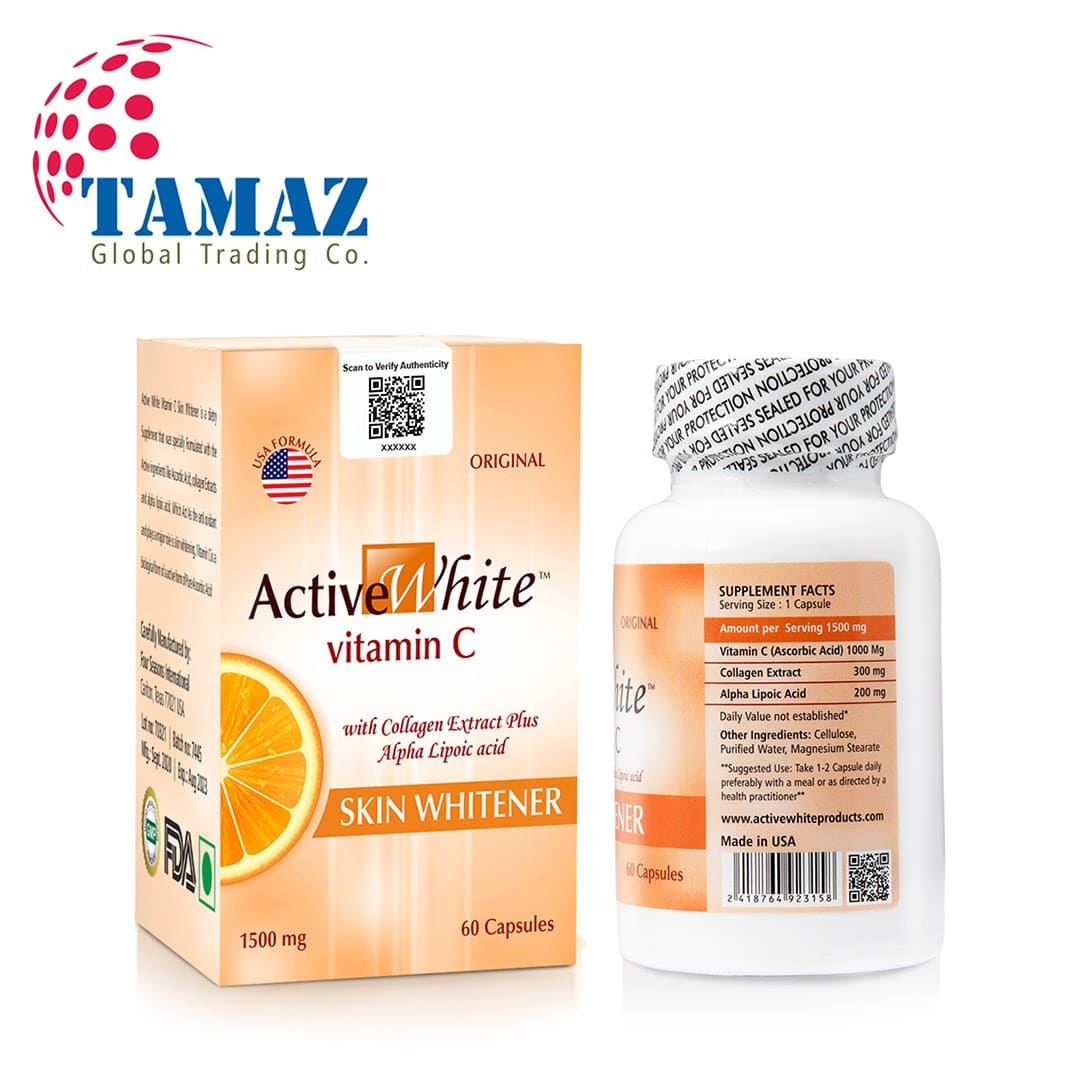 Active White Vitamin C 1000mg Skin Whitening Pills