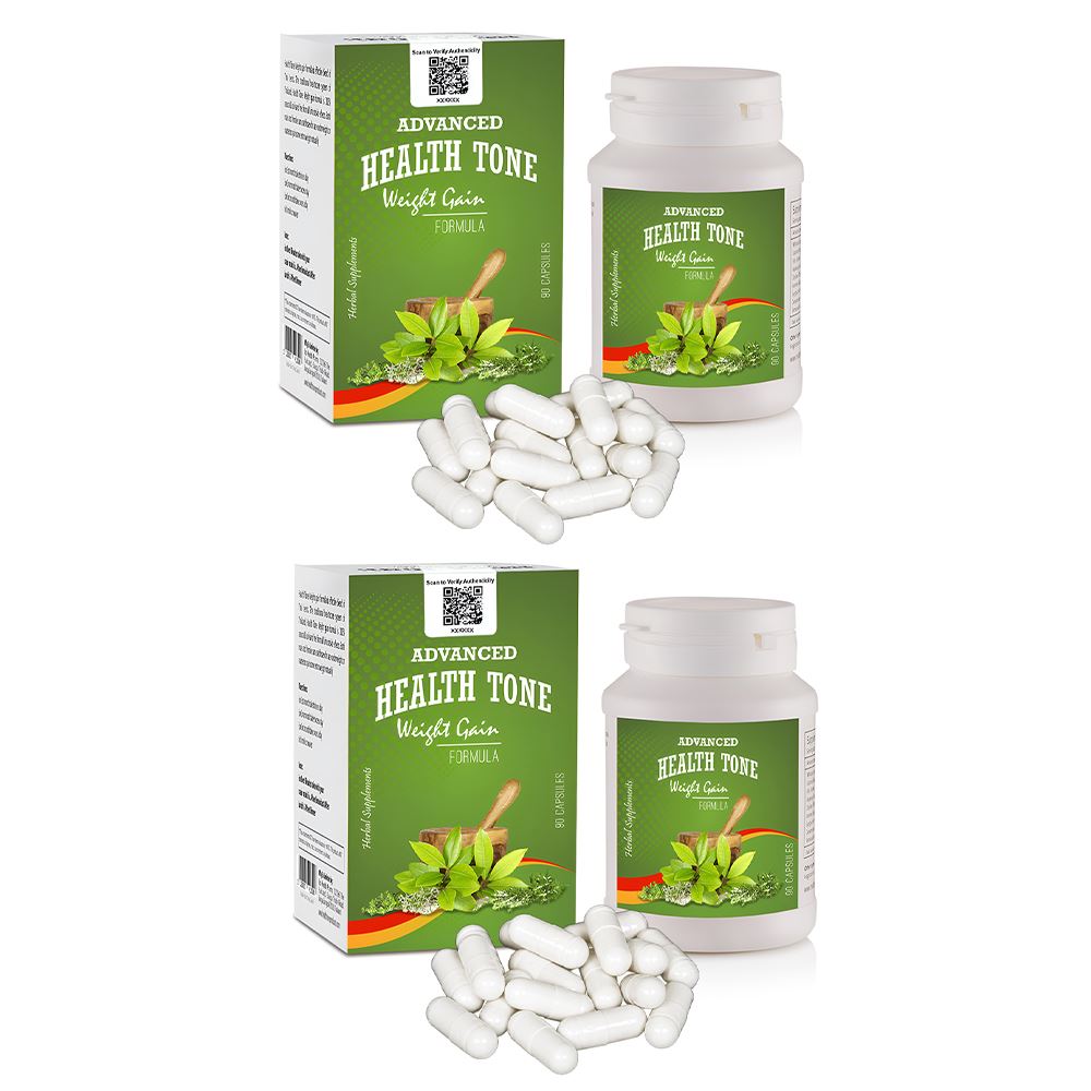 Advanced Health Tone Weight Gain Capsules Pack Of 2 Bottles