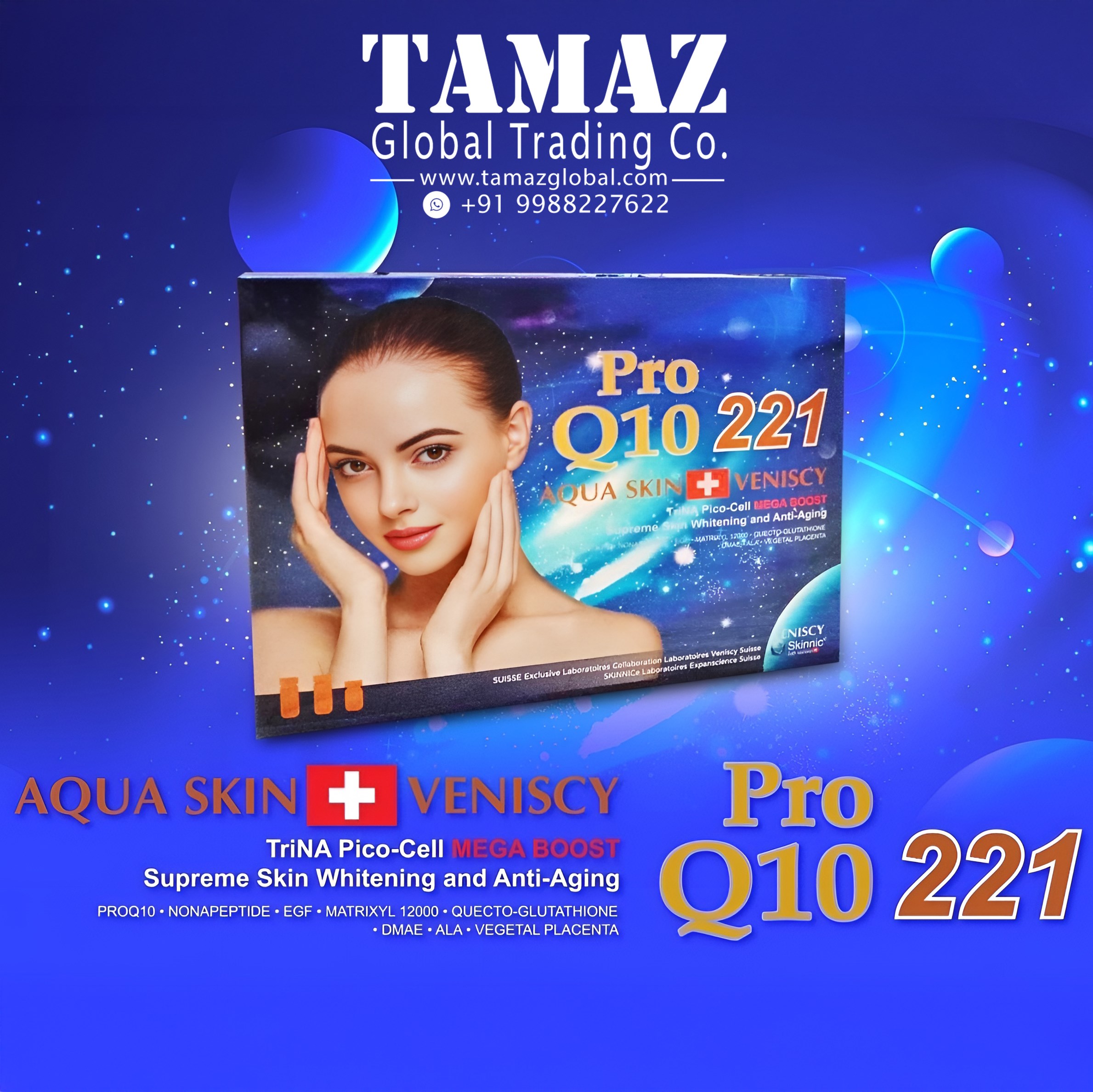 Aqua Skin 221 Pro Q10 Glutathione Injection 