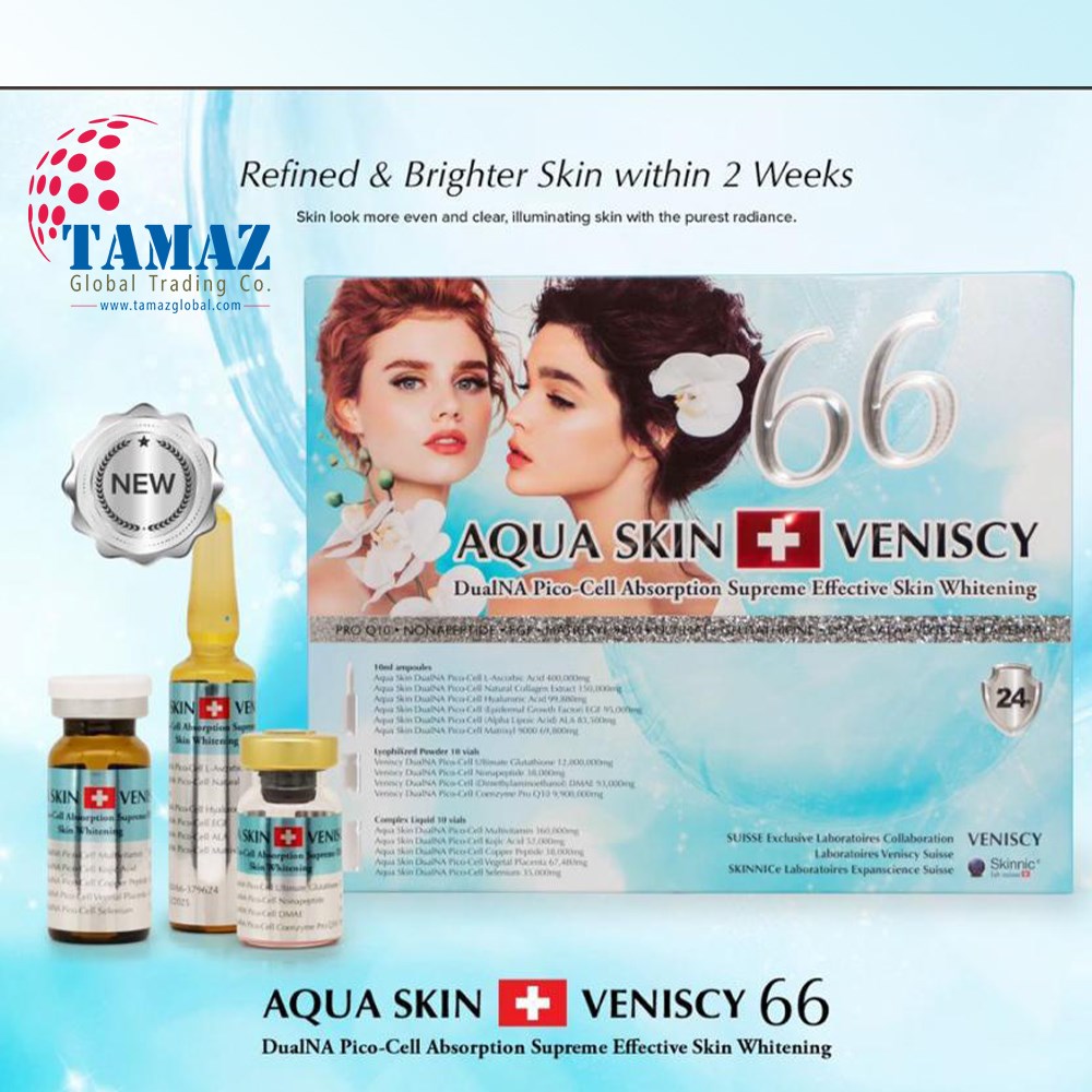 Aqua Skin Veniscy 66 Glutathione Skin Whitening Injection