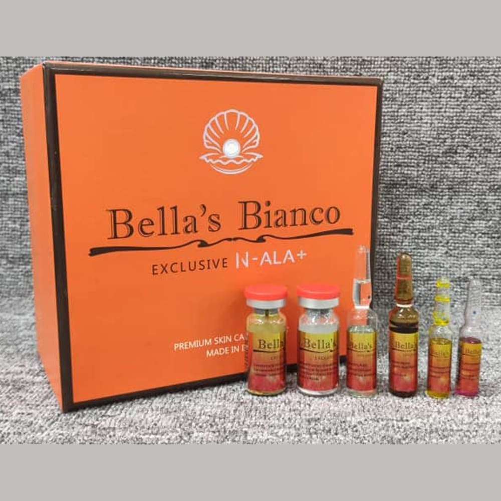 Bellas Bianco Glutathione 100,000mg & ALA 5000mg Injection