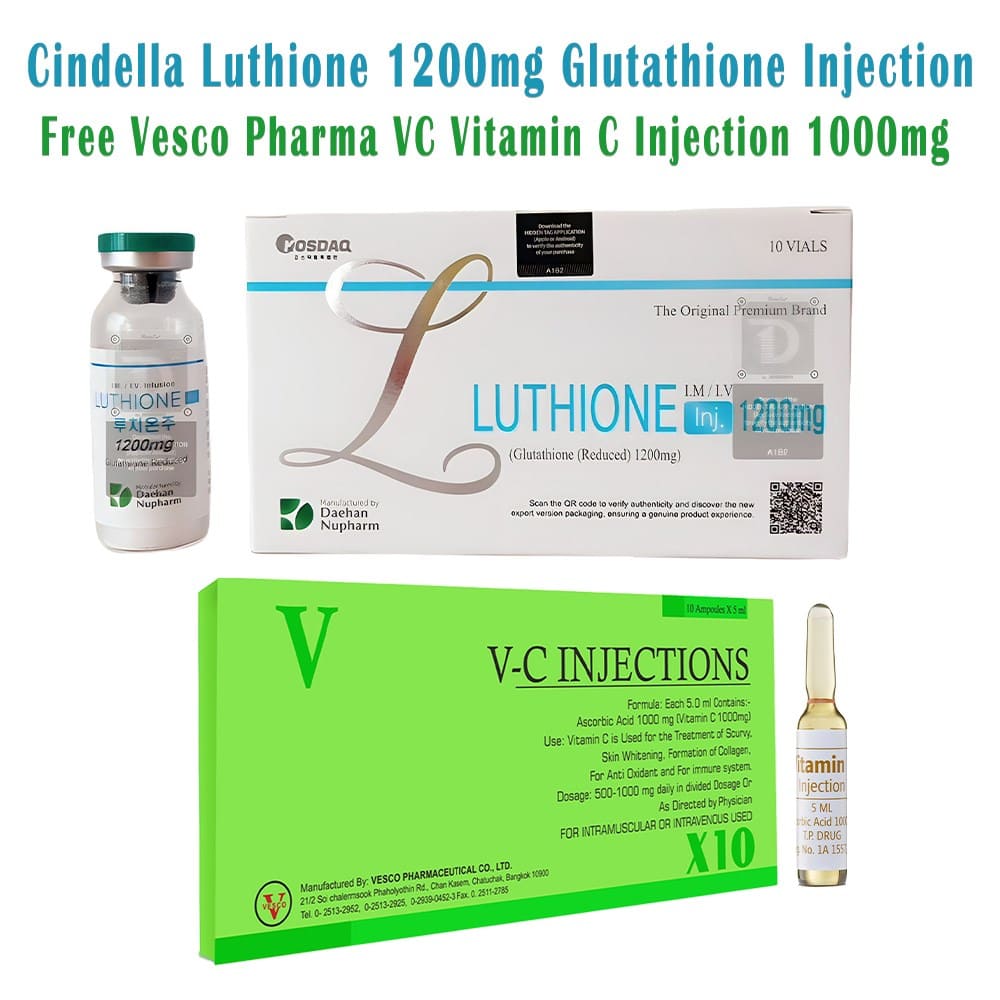 Luthione 1200mg Glutathione Injection In India