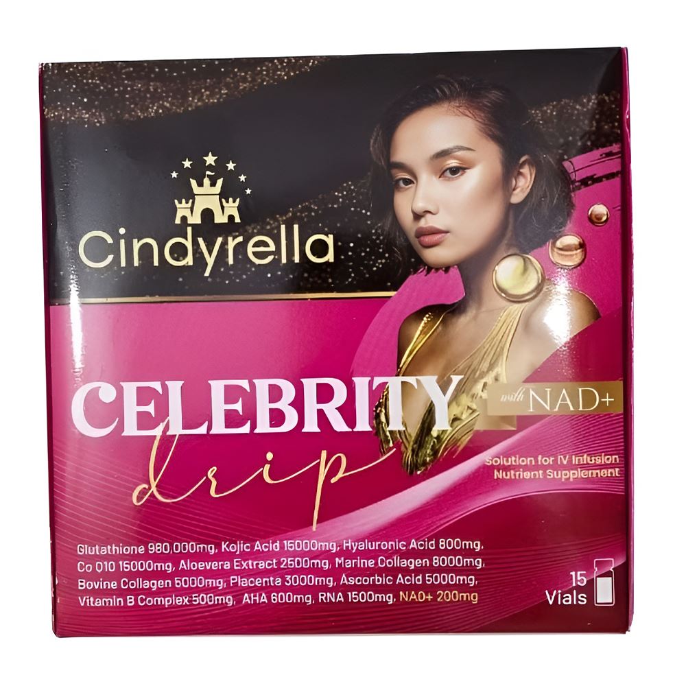 Cindyrella Celebrity Drip with NAD+ Glutathione Skin Whitening Injection