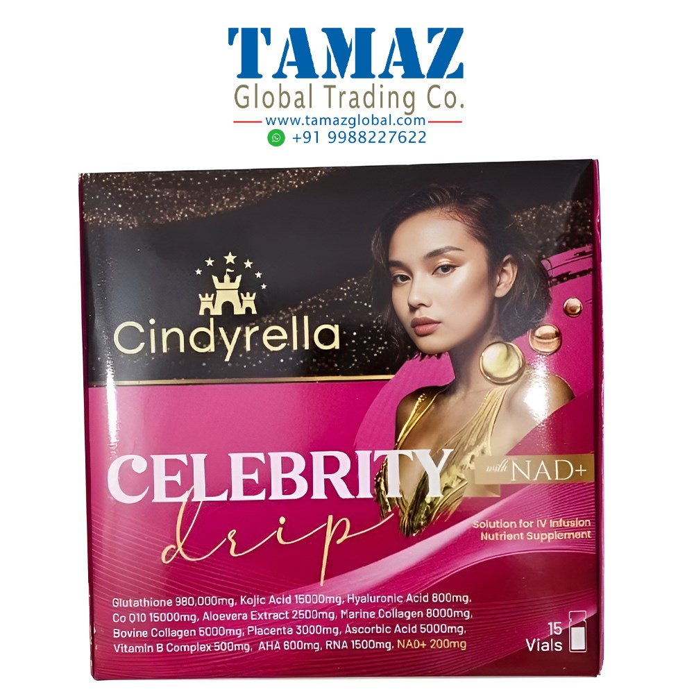 Cindyrella Celebrity Drip with NAD+ Glutathione Skin Whitening Injection