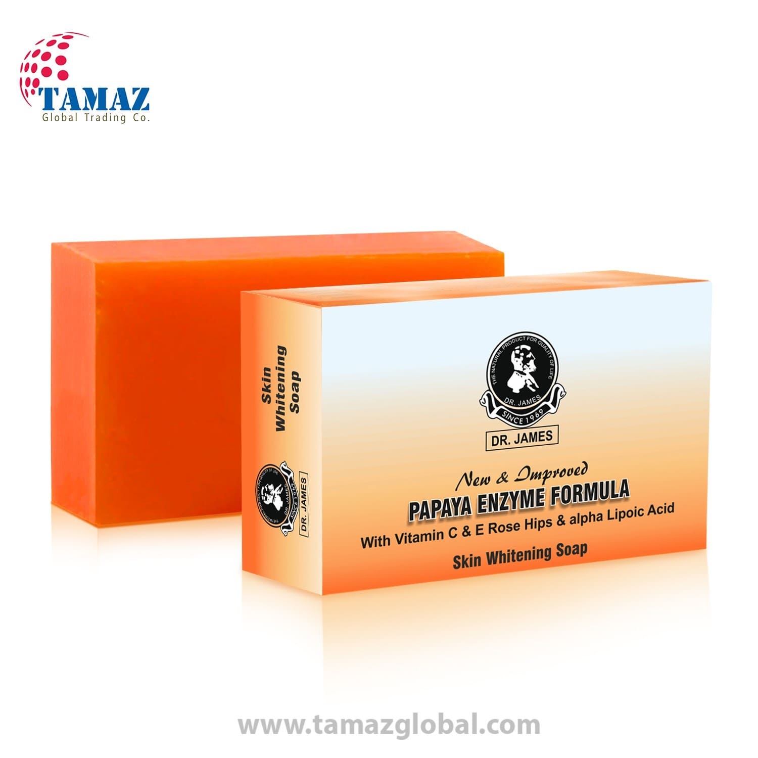 Dr James Papaya Enzyme Skin Whitening Soap