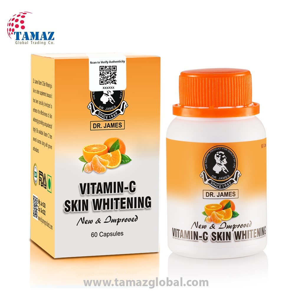 dr james vitamin c 1000mg skin whitening capsules