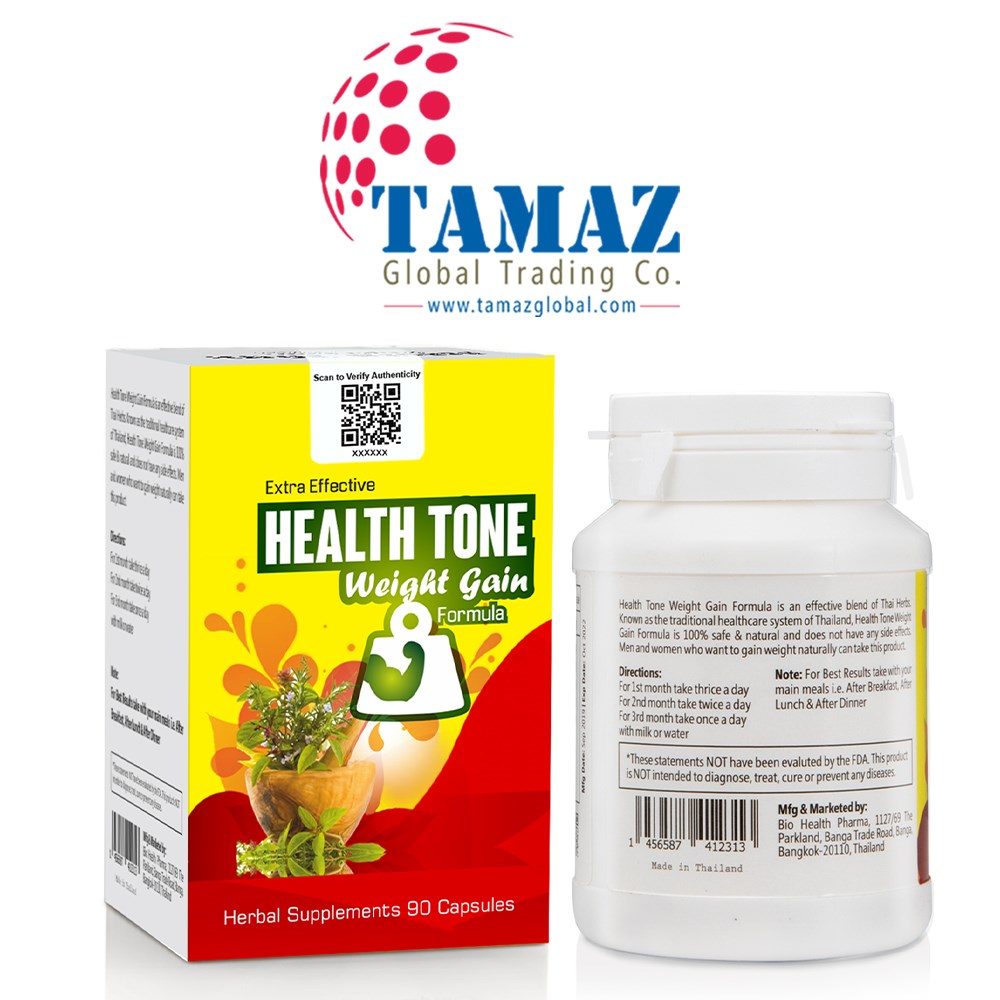 Extra Effective Health Tone Weight Gain Capsules 1000mg 
