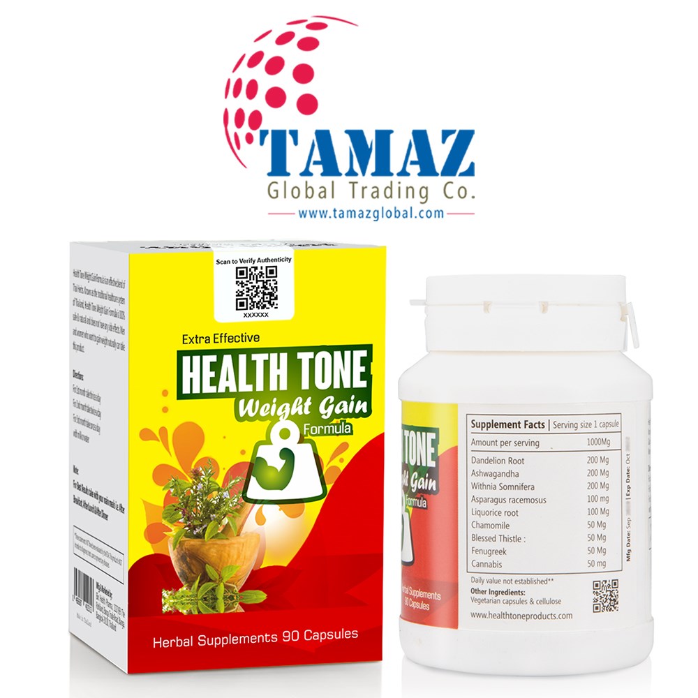 Extra Effective Health Tone Weight Gain Capsules 1000mg 