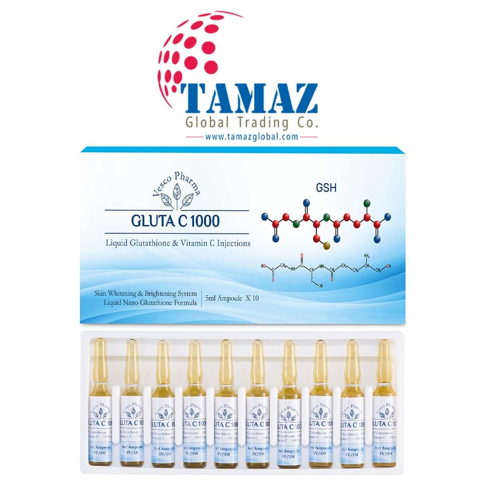 Vesco Pharma Gluta C 1000 Glutathione Skin Whitening Injection