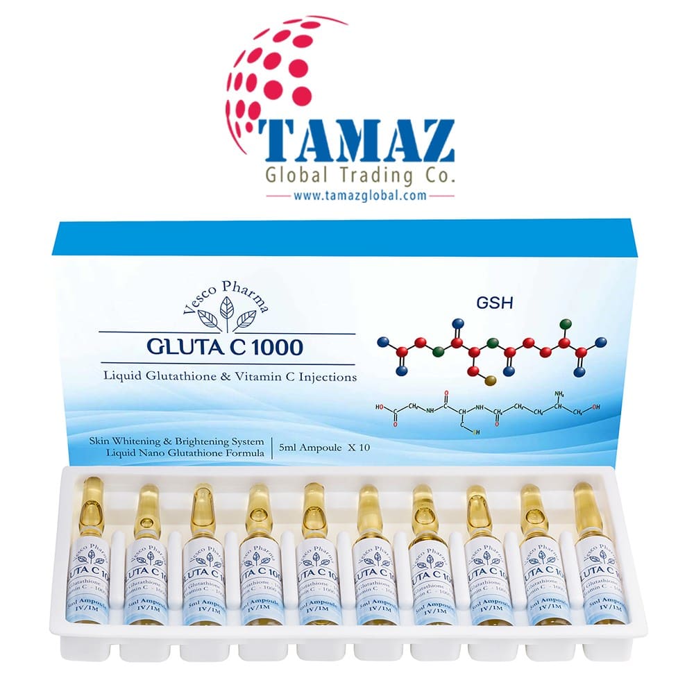 Vesco Pharma Gluta C 1000 Glutathione Skin Whitening Injection