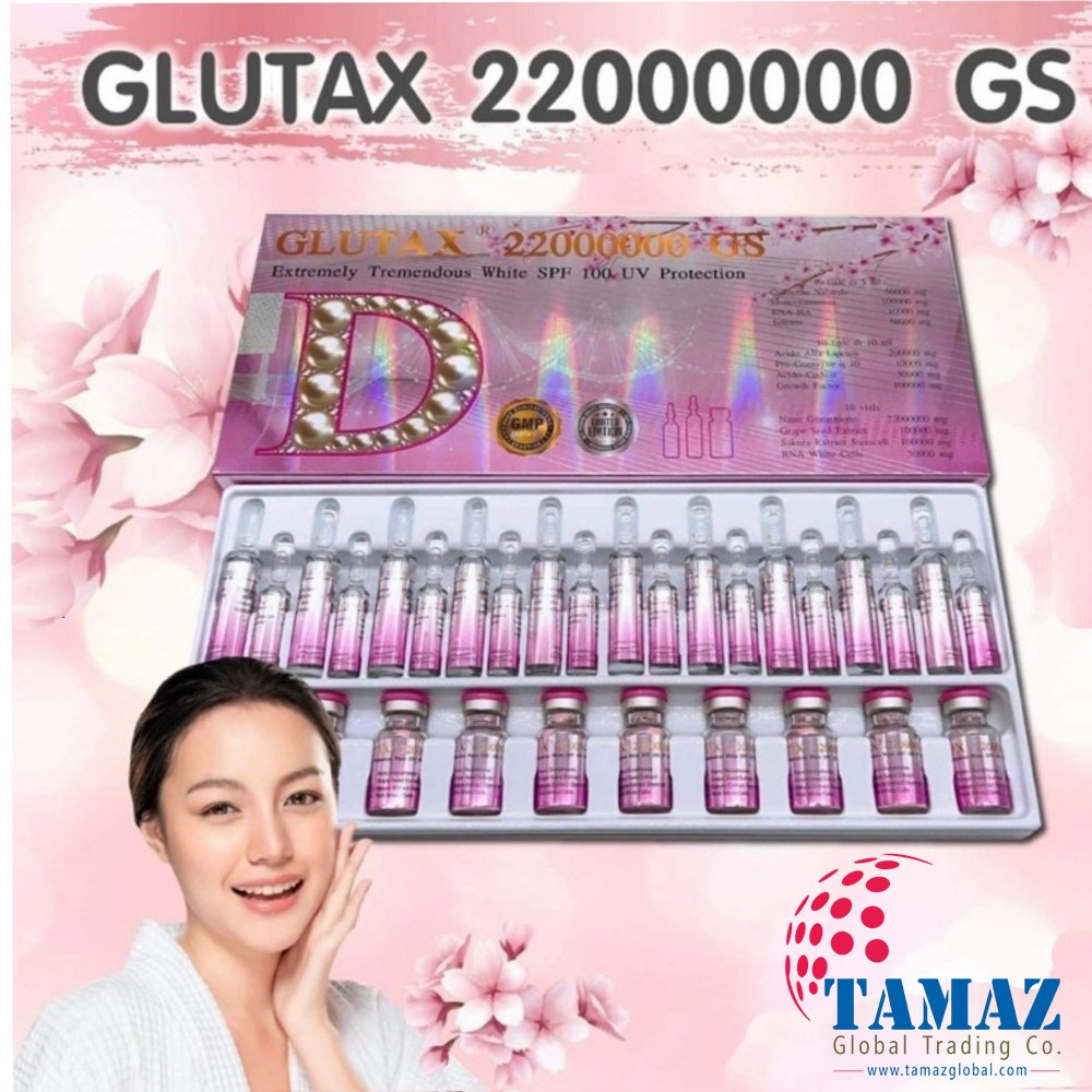 glutax 22000000gs  extremely tremendous white glutathione injection