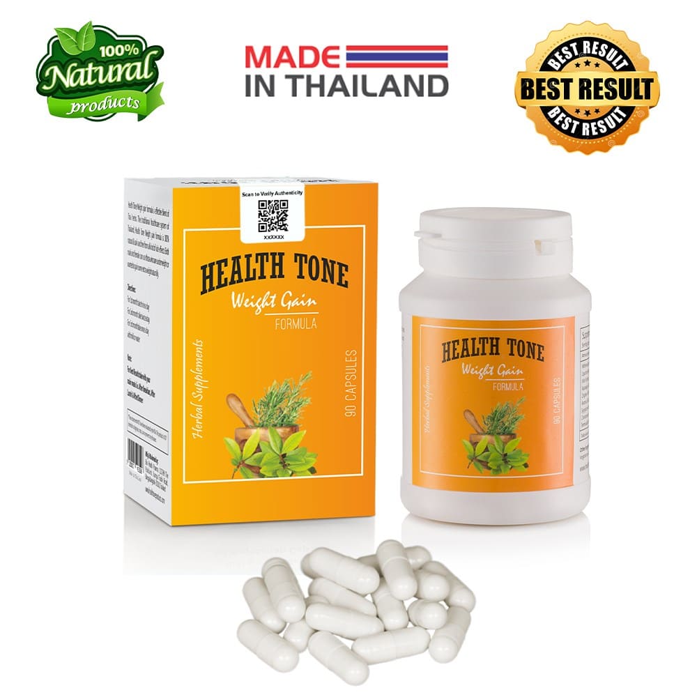 Health Tone Weight Gain Formula 500mg 90 Capsules