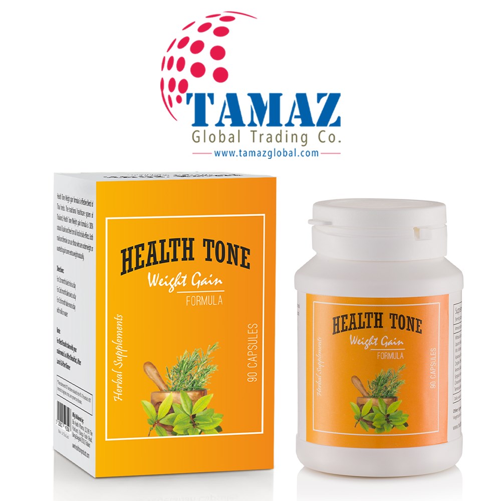 health tone weight gain formula 500mg 90 capsules