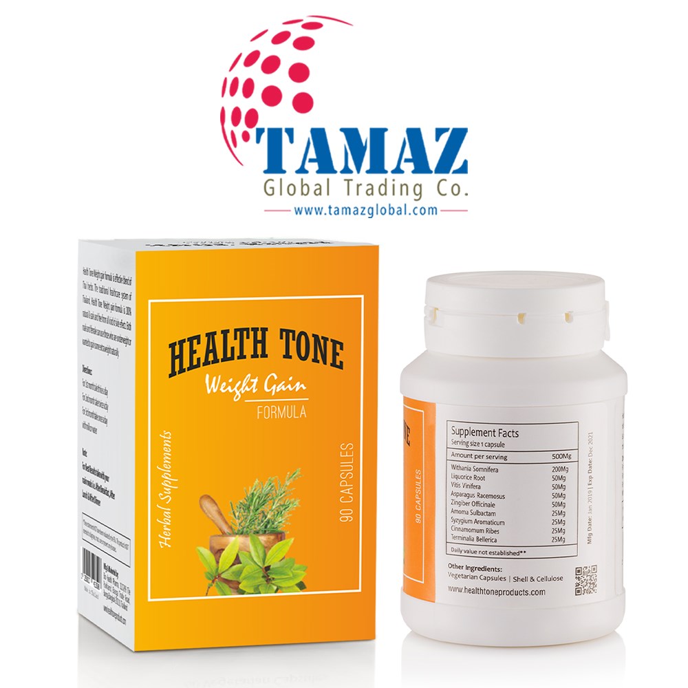 Health Tone Weight Gain Formula 500mg 90 Capsules