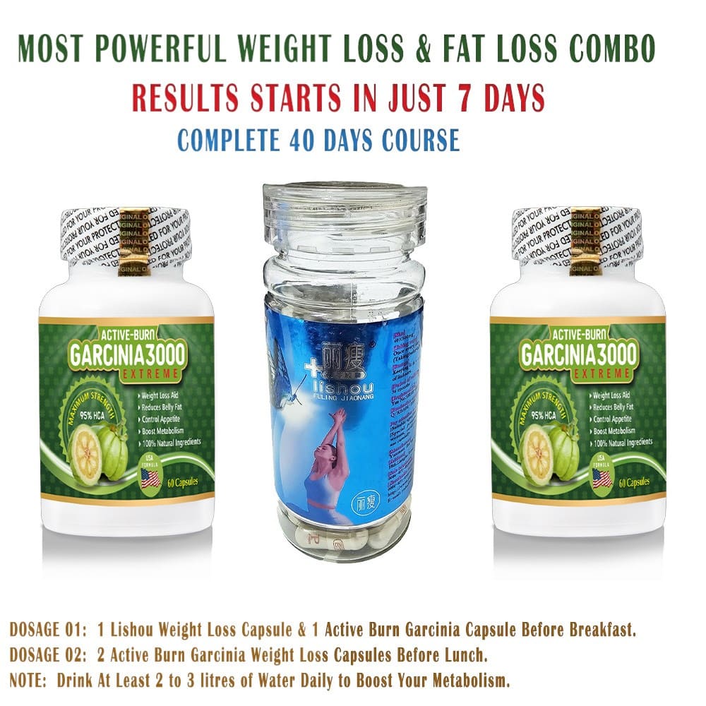 Active Burn Garcinia 3000 Extreme Weight Loss Capsules