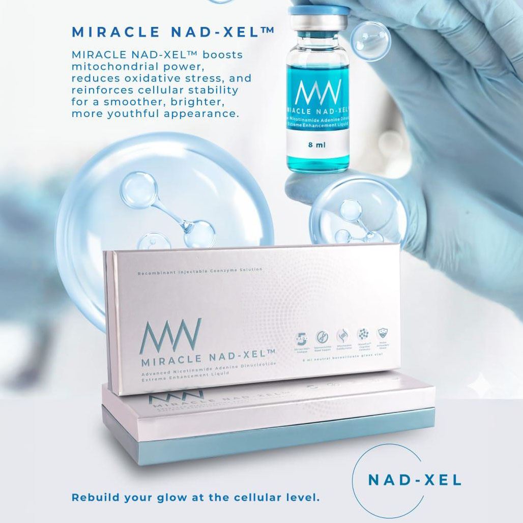 Miracle NAD-XEL NAD+ Injection Advanced NAD Plus Cellular Enhancement Therapy
