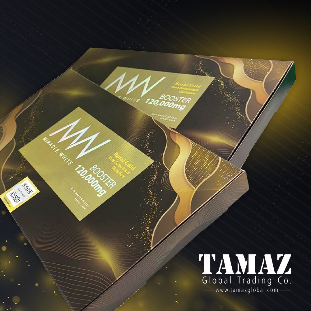 Miracle White  Royal Gold 120000mg Glutathione Injection