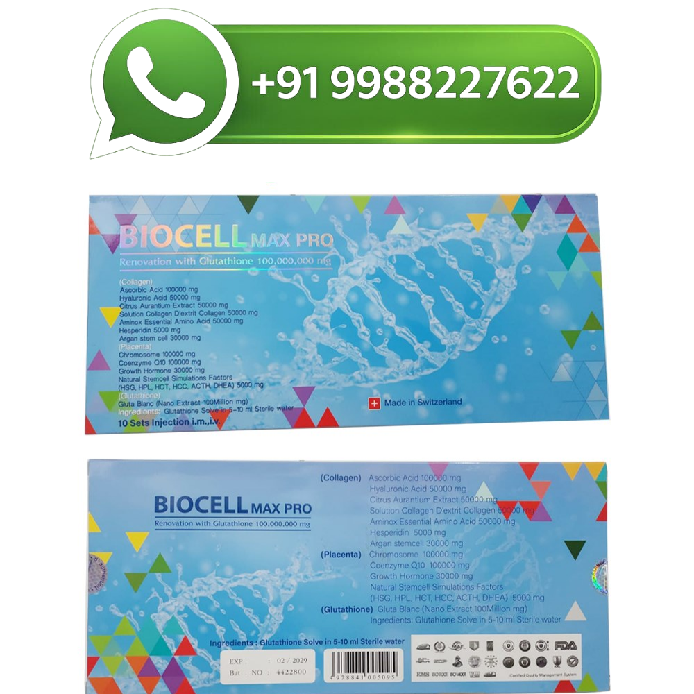 Biocell Max Pro Renovation with Glutathione Injection