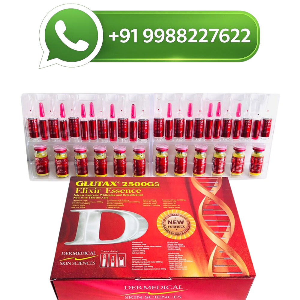 Glutax 2500gs Elixir Essence Glutathione Whitening Injections