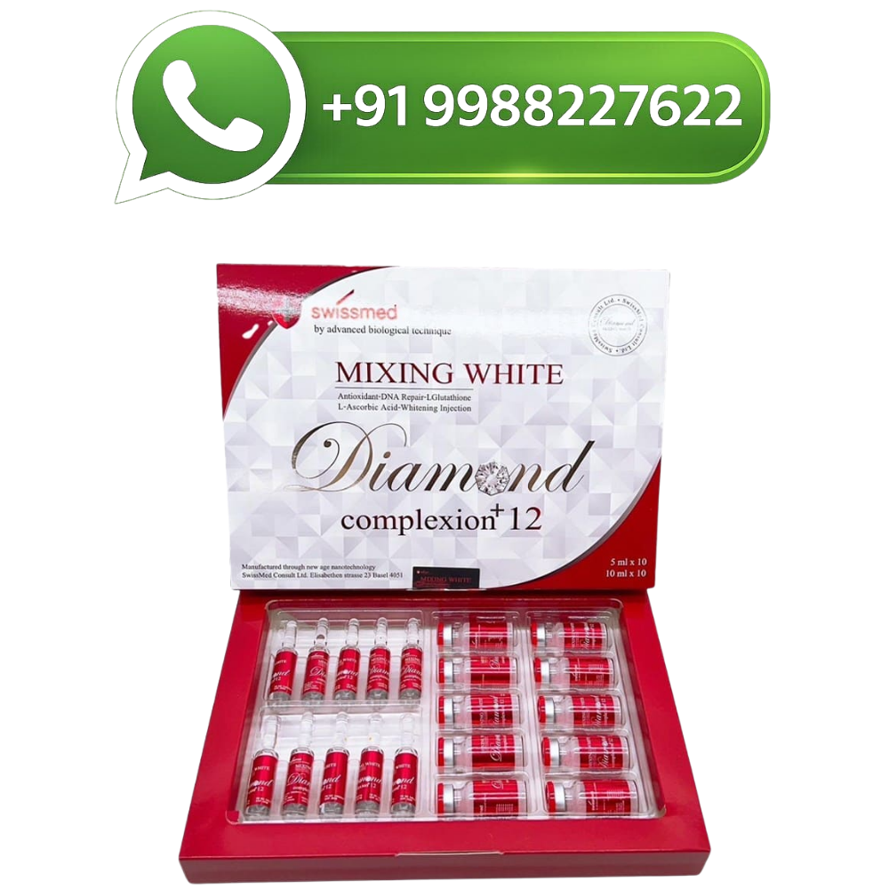 Swissmed Mixing White Diamond Complexion 12 Glutathione Injection
