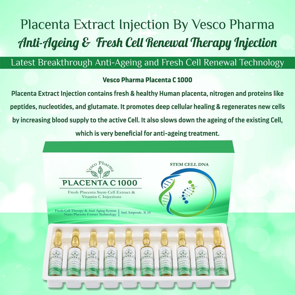 Placenta Extract Injection By Vesco Pharma Placenta C 1000