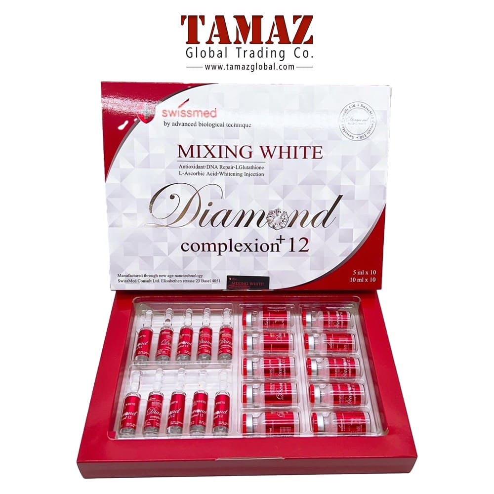 Swissmed Mixing White Diamond Complexion 12 Glutathione Injection