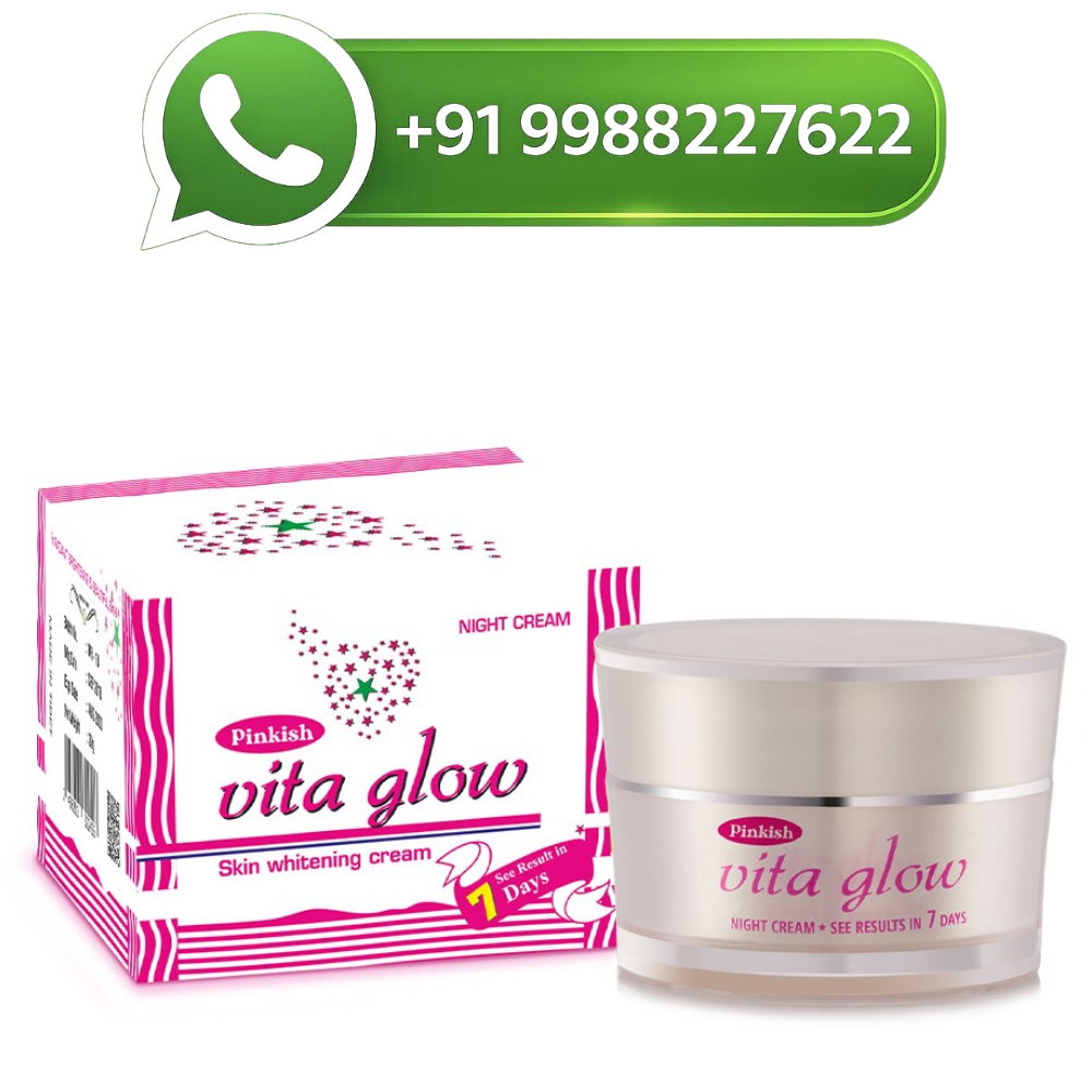 Pinkish Vita Glow Skin Whitening Night Cream
