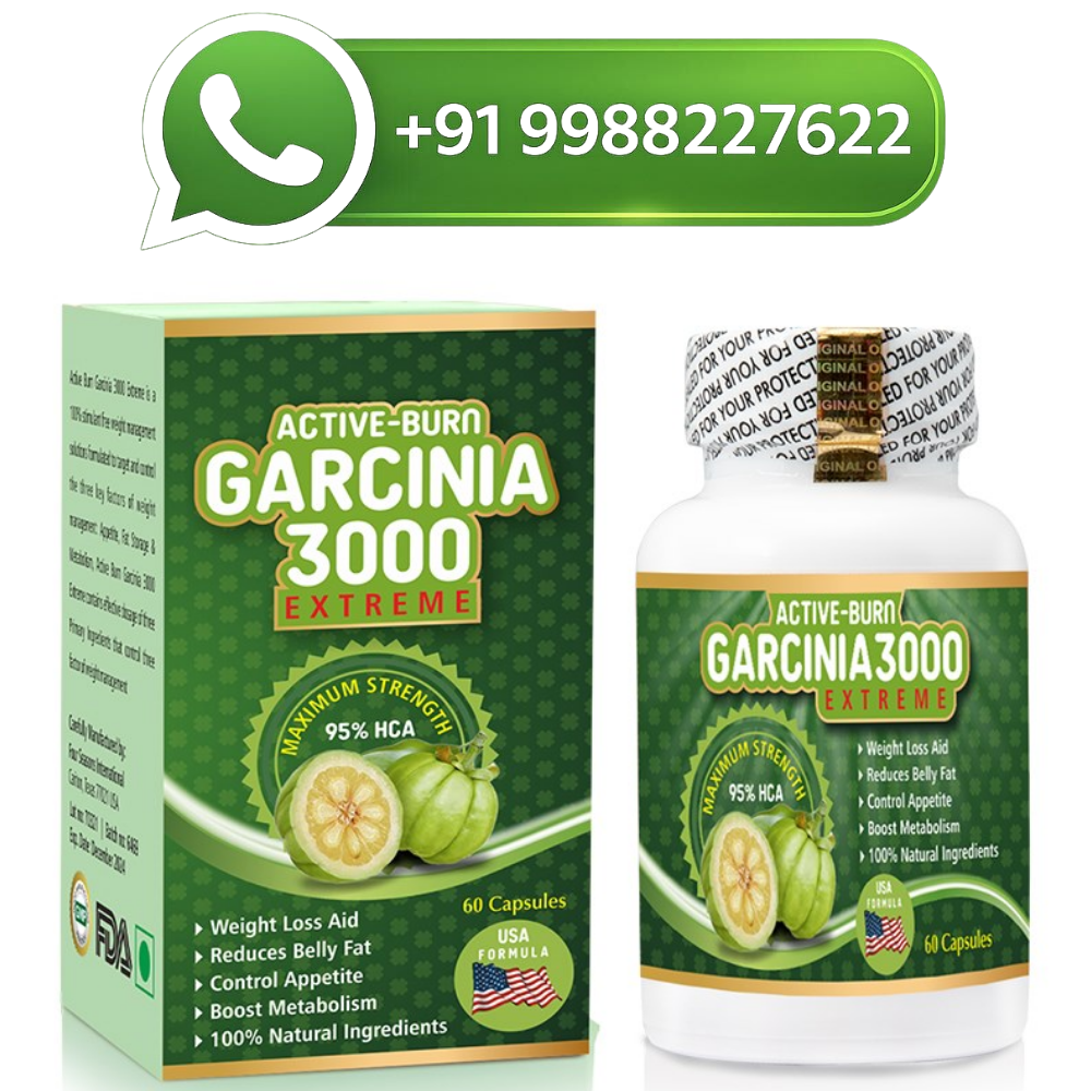 Active Burn Garcinia 3000 Extreme Weight Loss Capsules