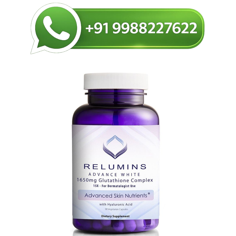 Relumins 1650mg Glutathione With Hyaluronic Acid 90 Capsules