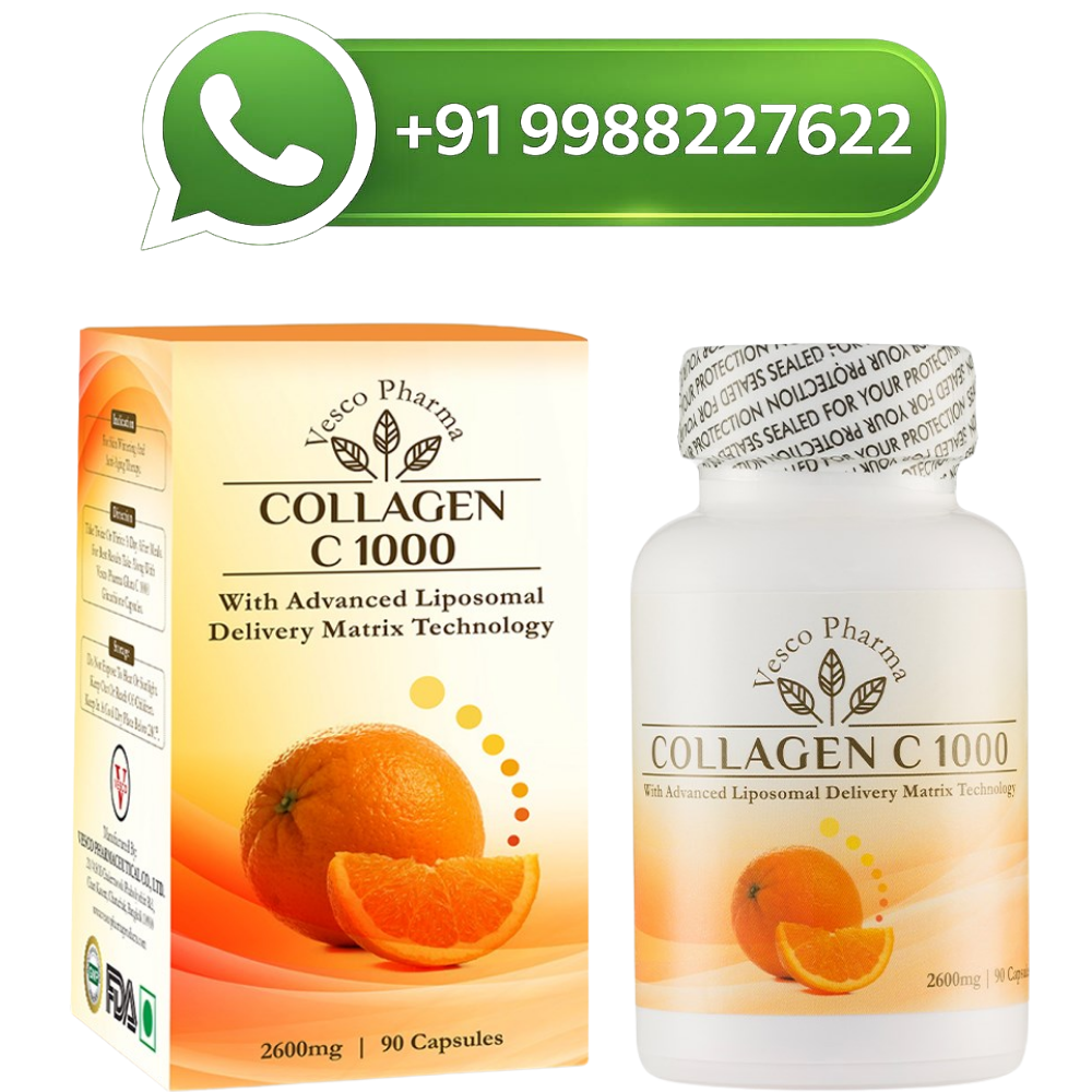 Vesco Pharma Collagen C 1000 Collagen & Vitamin C Capsules