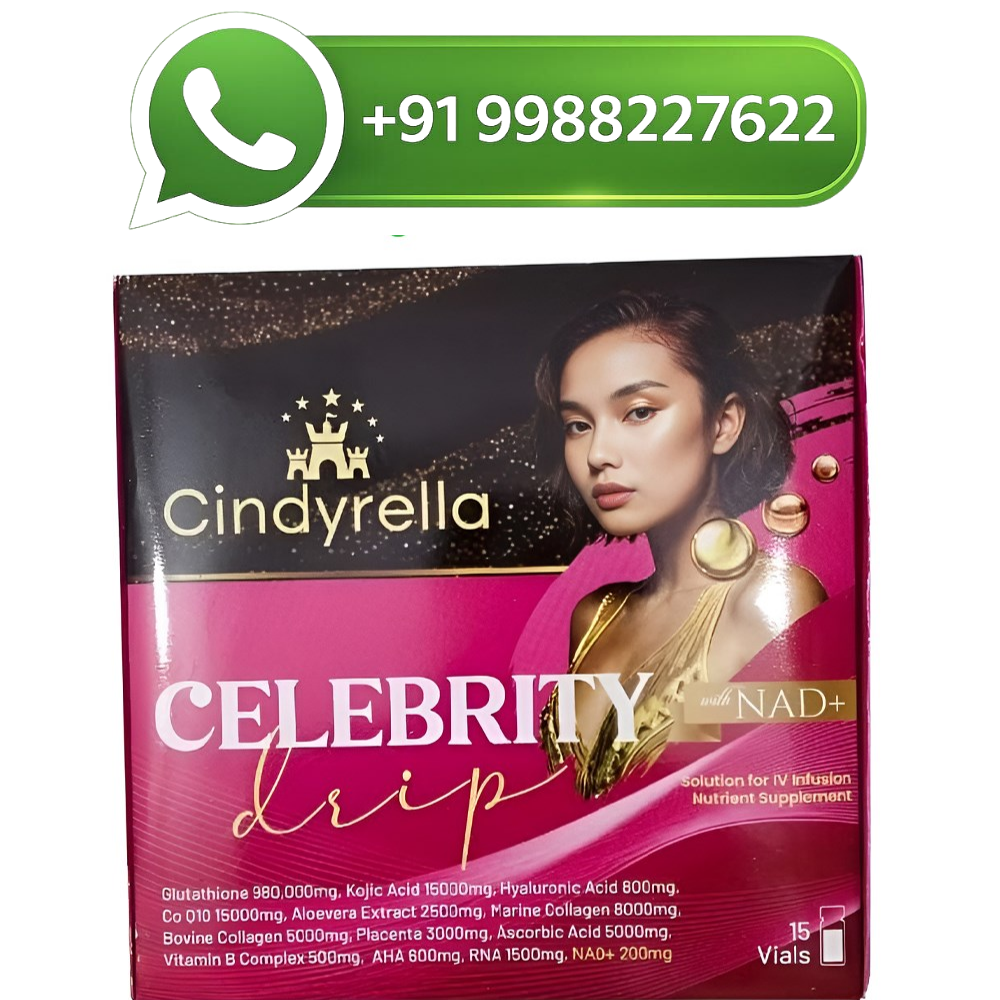 Cindyrella Celebrity Drip with NAD Plus Glutathione Skin Whitening Injection