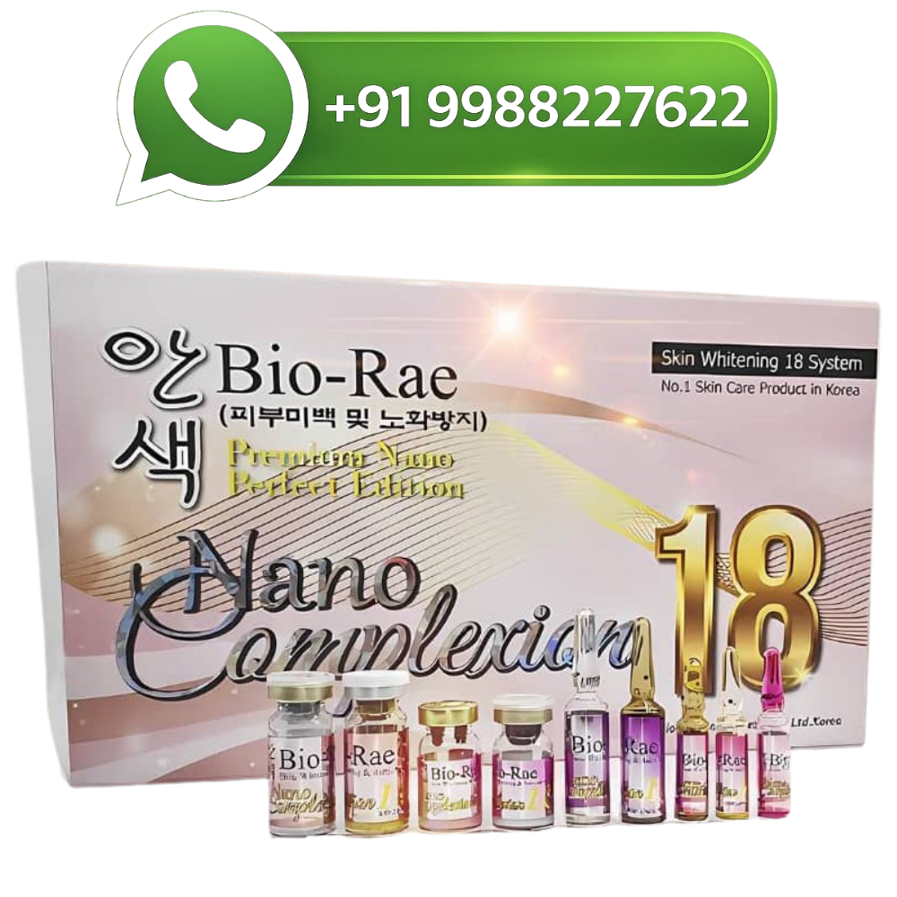 Bio Rae Nano Complexion 18 Skin Whitening Glutathione Injection