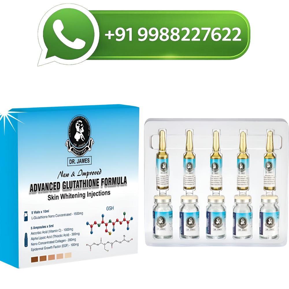 Dr James Glutathione 1500mg Skin Whitening Injections