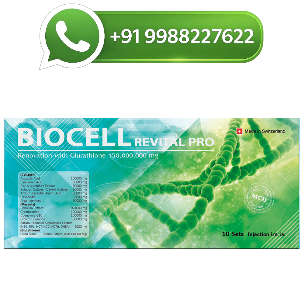 Biocell Revital Pro Renovation With Glutathione 150,000,000 mg Injection