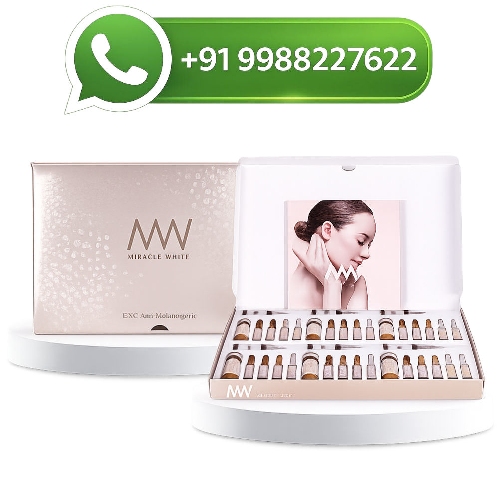 Miracle White Gold 55000mg Glutathione Injection Exc Anti Melanogenic