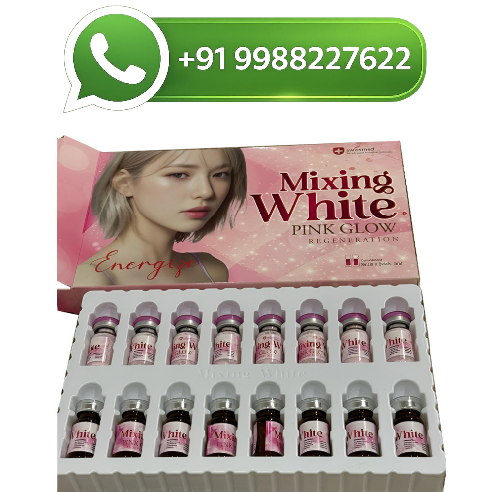 Swismed Mixing White Pink Glow Glutathione Injection