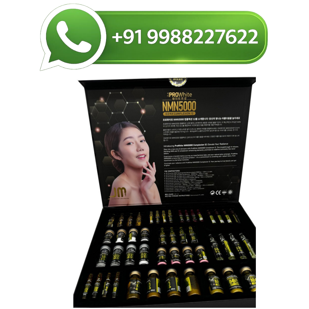 JM Prowhite NMN5000 Complexion 12 Glutathione Injection