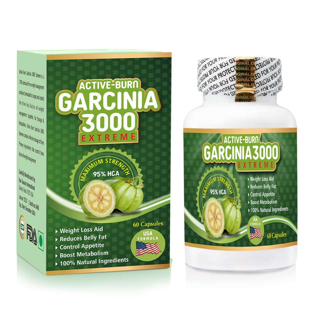 Active Burn Garcinia 3000 Maximum Strength Capsules