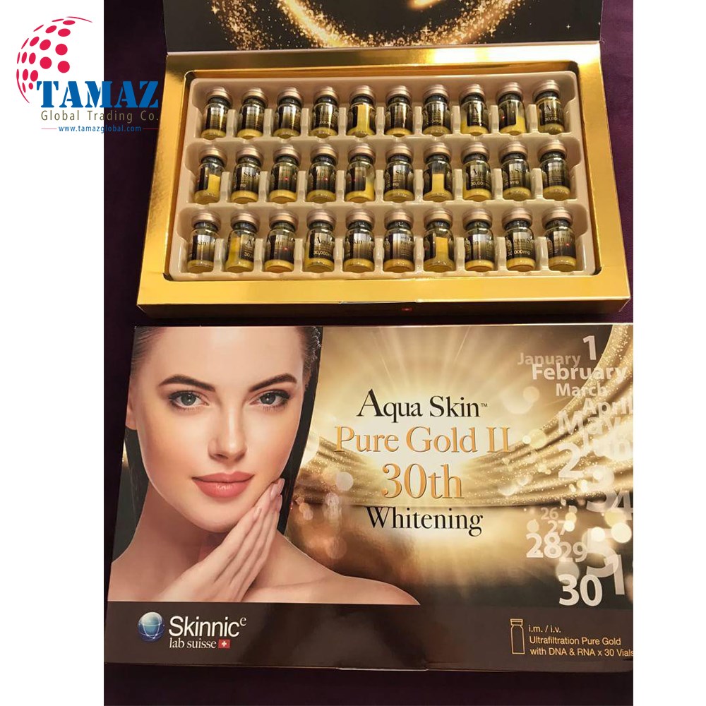 Aqua Skin Pure Gold Pro II 30th Whitening Injection
