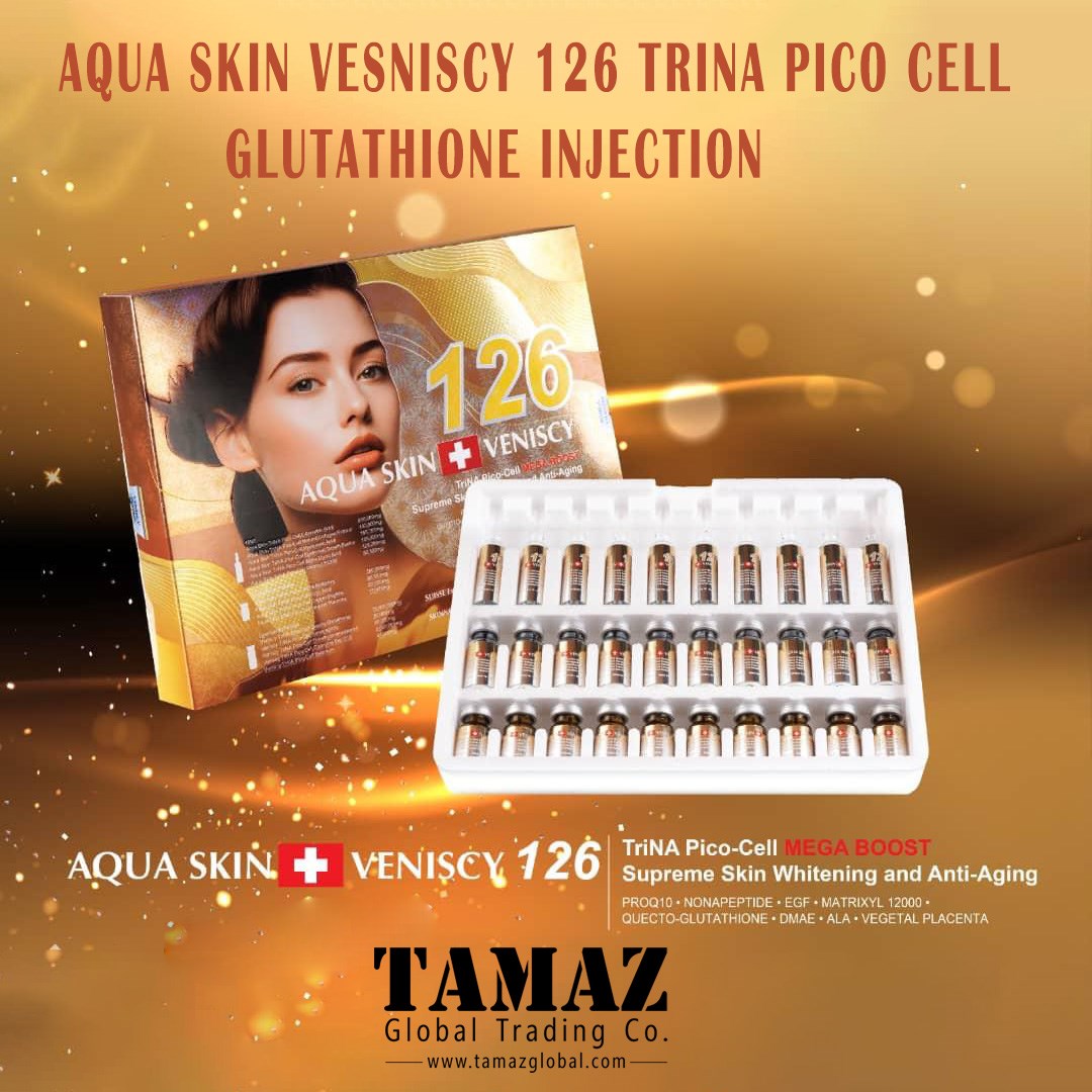 Aqua Skin Vensicy 126 Trina Pico Cell Glutathione Injection