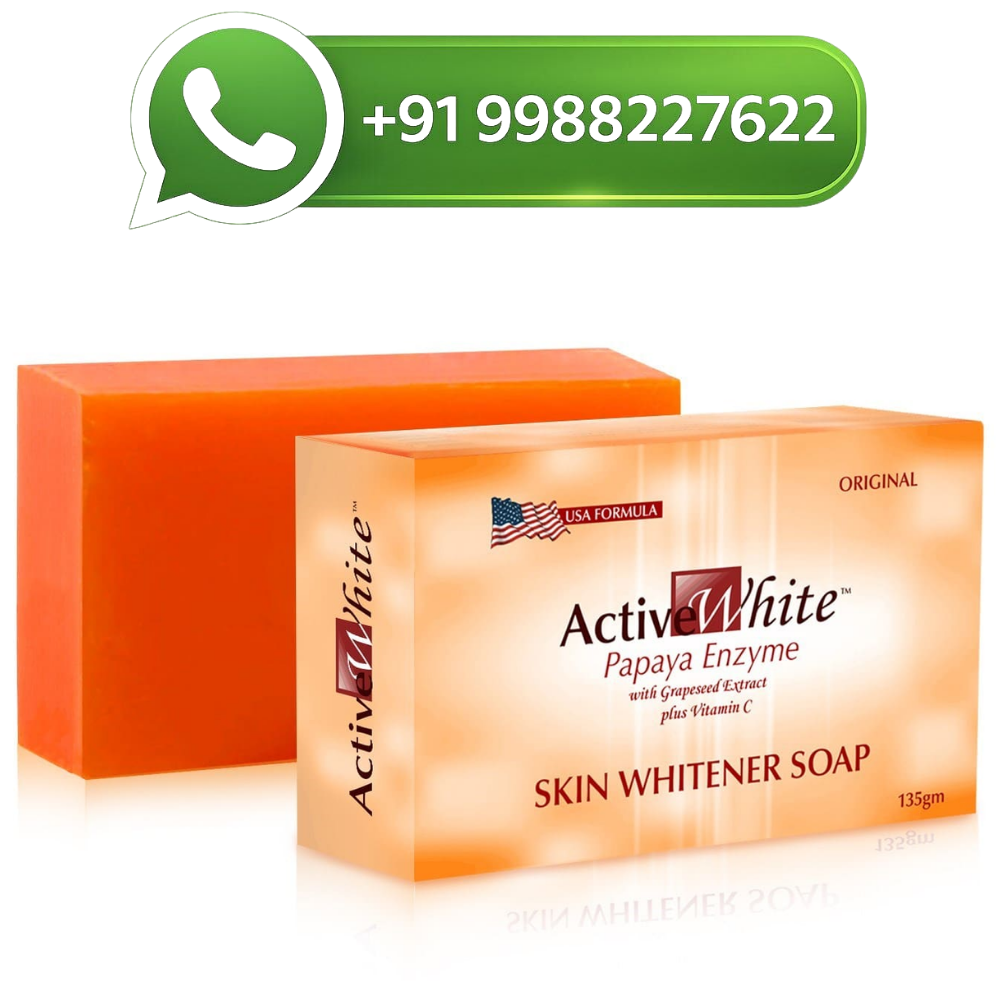 Active White Papaya Enzyme Skin Whitening Soap In India Active White Papaya Enzyme Skin Whitening Soap In India