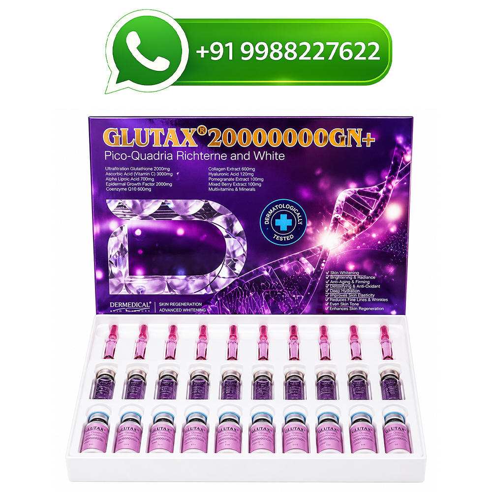 glutax glutathione injection brand Glutax 20000000GN+ Recombined White Glutathione Injection